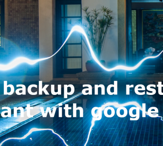 How do I backup and restore home assistant