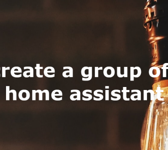 How to create a group of lights in home assistant